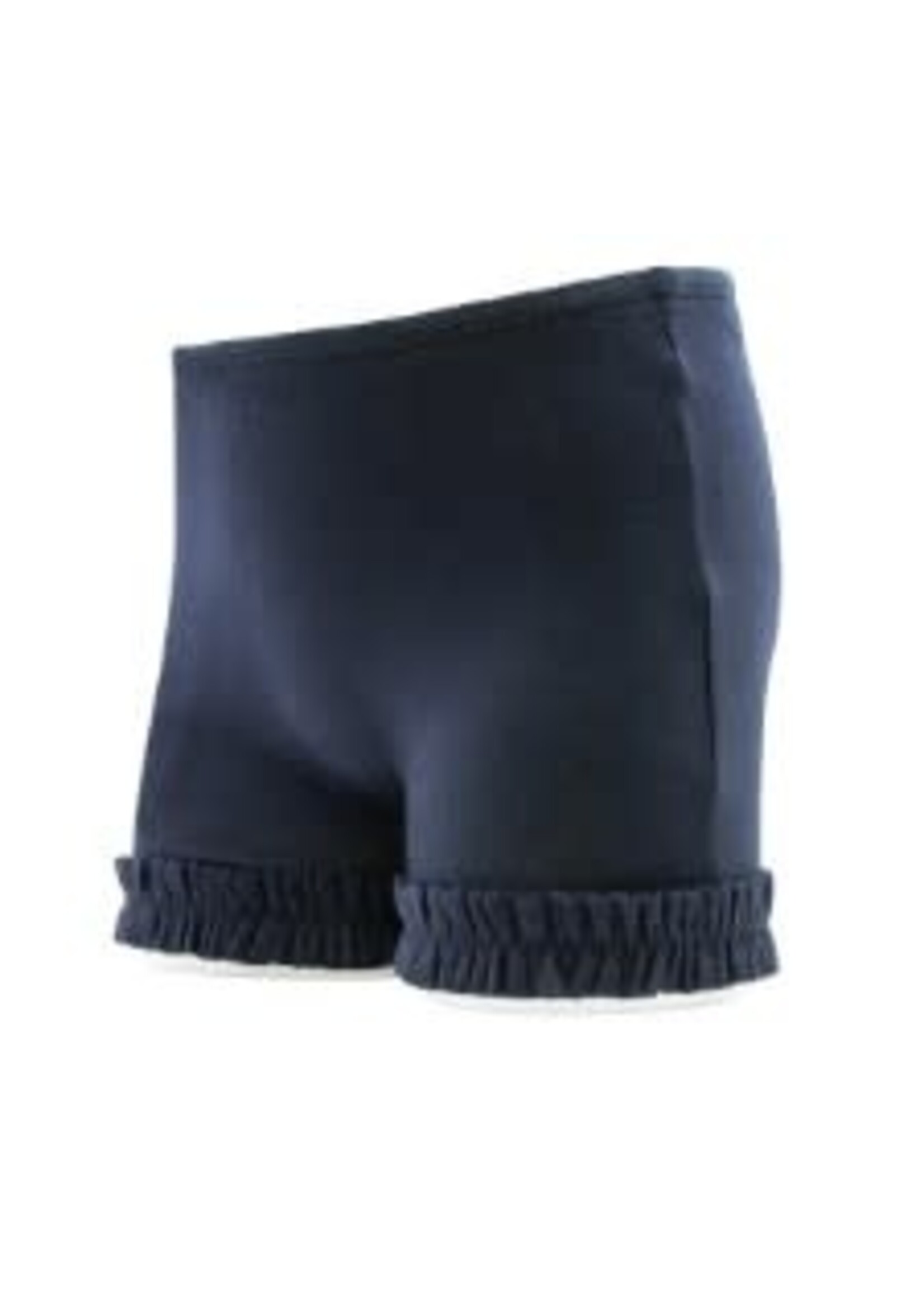 Wee Ones WUNDERshorts with Ruffle Navy