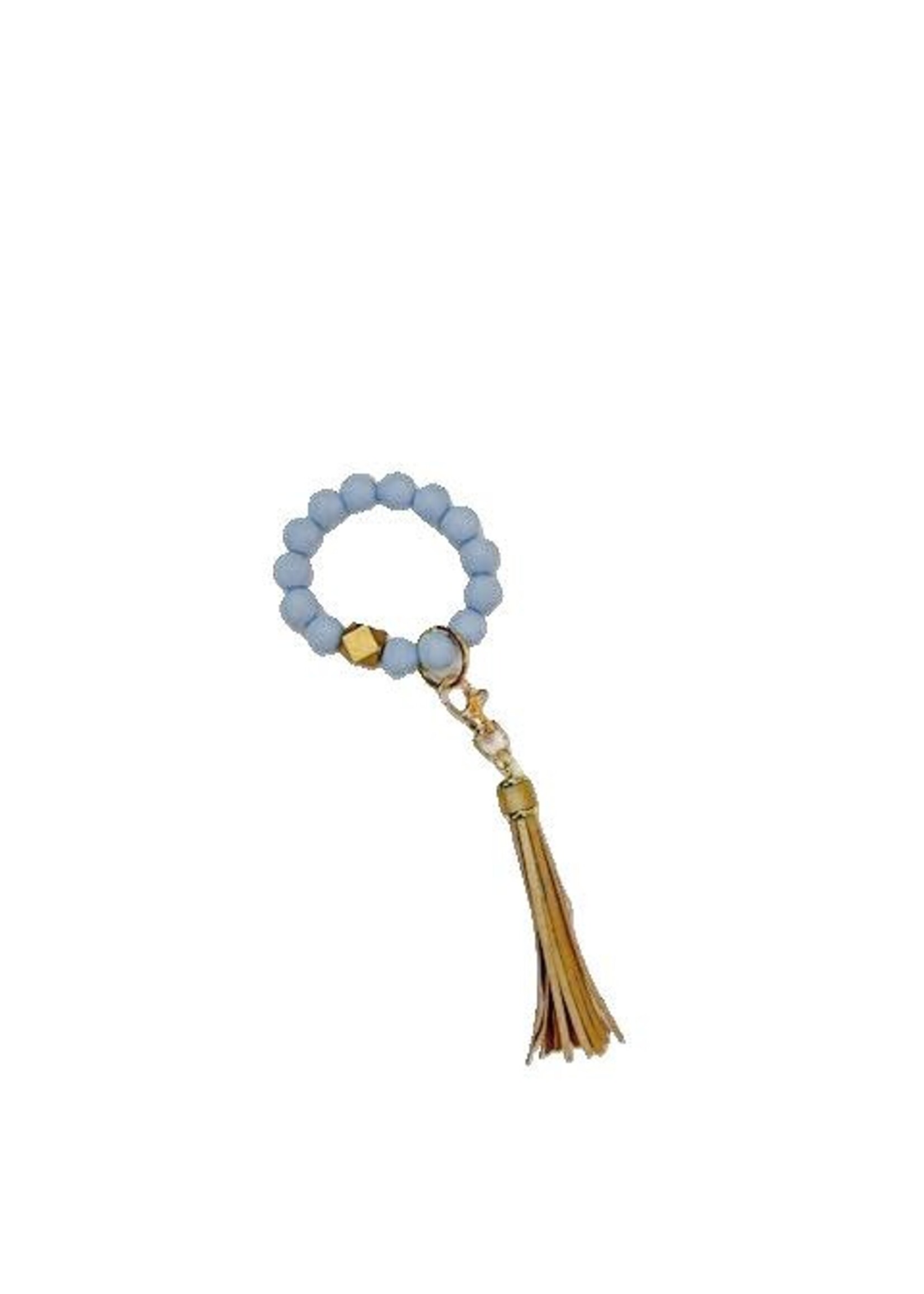 Beaded Wristband Keychain