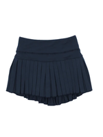Azarhia AZARHIA Mini Pleated Skort Navy