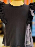 UMGEE - Navy Ruffle Tee