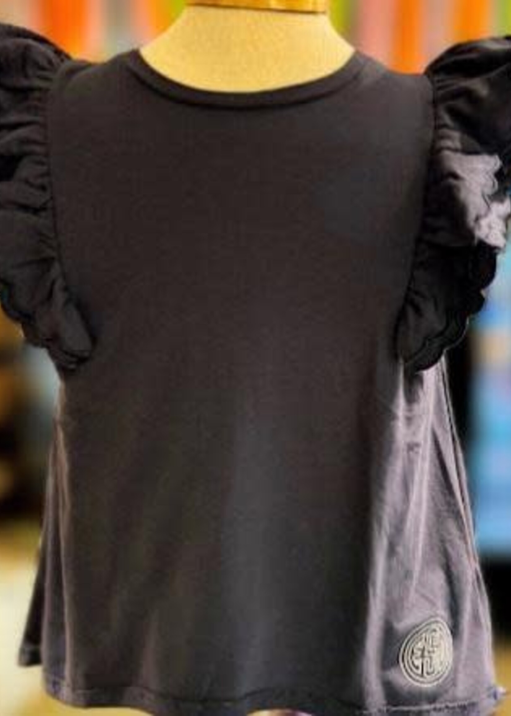 UMGEE - Navy Ruffle Tee