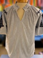 UMGEE - Embroidered Puff Sleeve