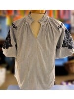 UMGEE - Embroidered Puff Sleeve