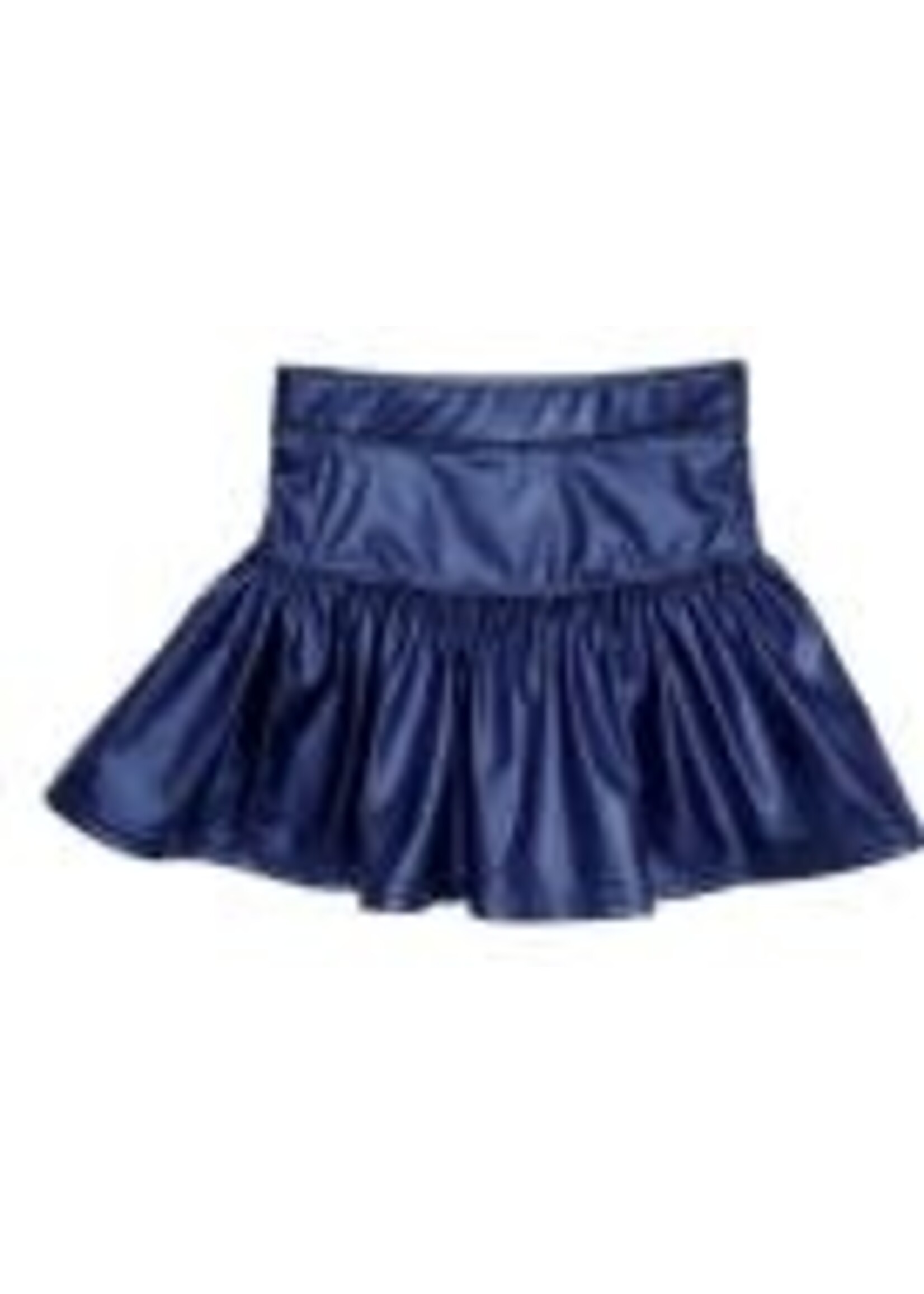 Azarhia Azarhia - Metallic Navy Shimmer Skort