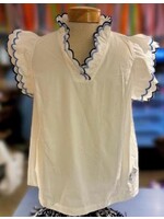 UmGee - Scalloped Sleeve ESD Blouse