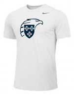 NIKE Youth Legend Tee WHT with Eagle Shield