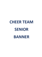 2025 Cheer Team Senior Banner