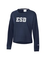 Champion Wmn Sueded Crew Navy ESD