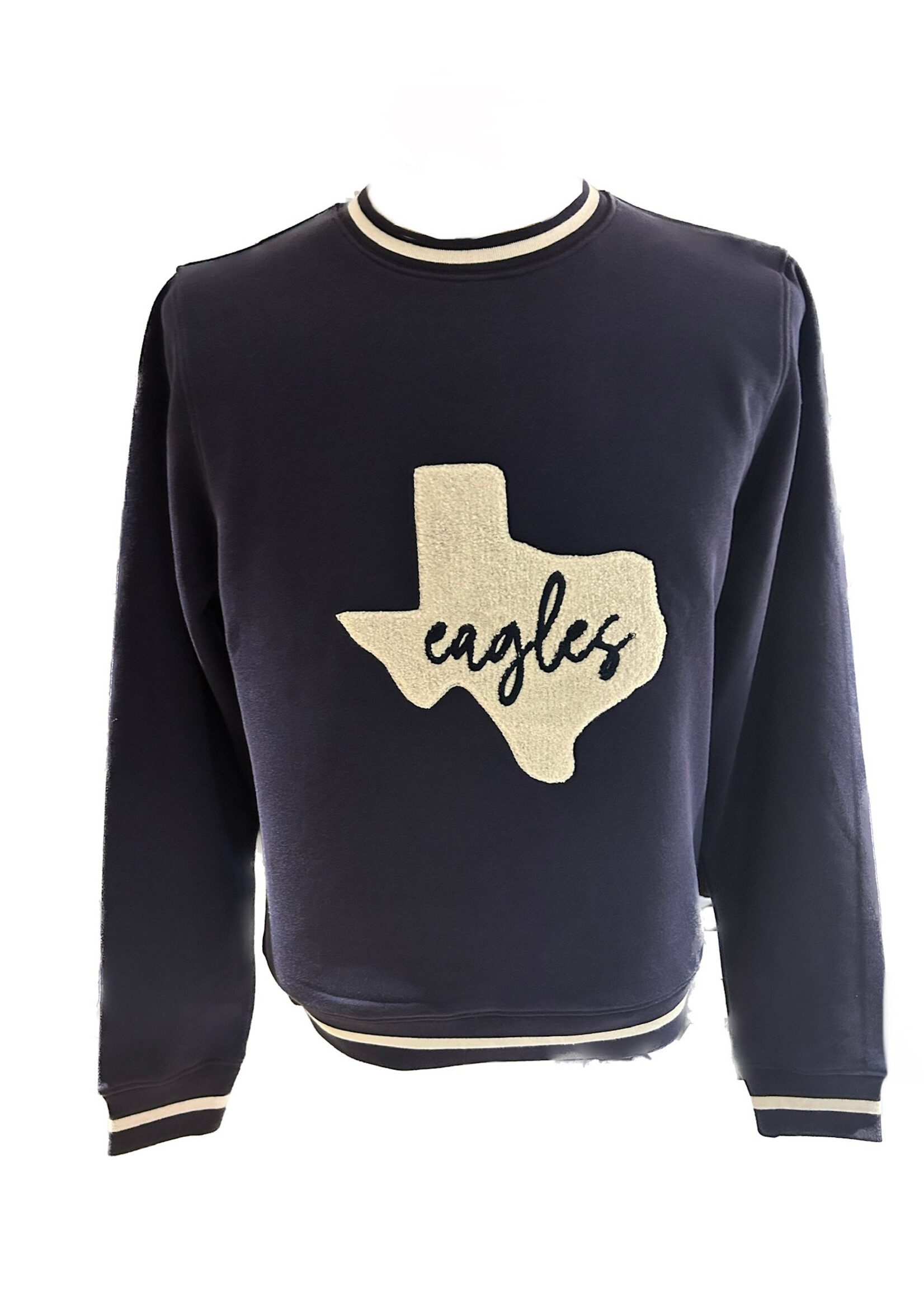 Ellsworth + Ivey Elle Crewneck TX Eagles