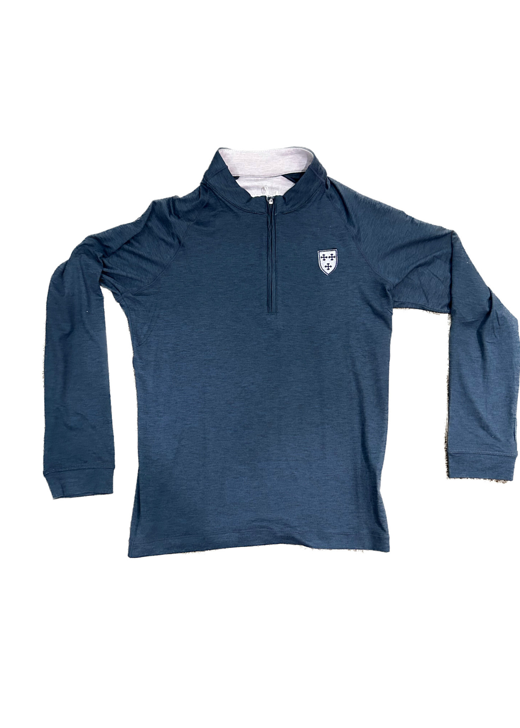 johnnie-O Freeborne 1/4 Zip Wake Blue Youth