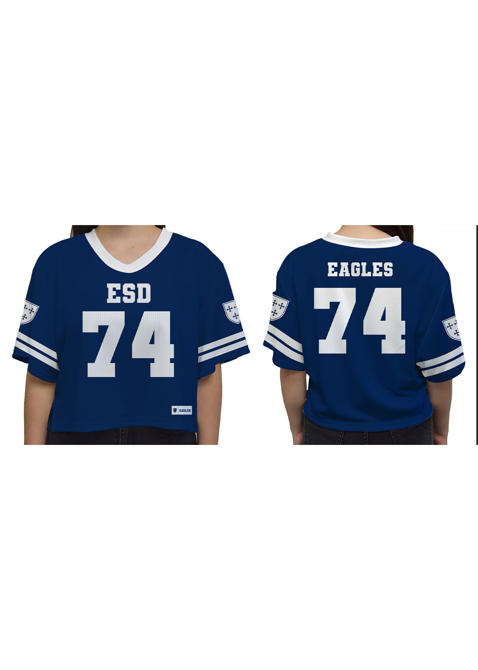 Vive La Fete VIVE LA FETE CROPPED FOOTBALL JERSEY