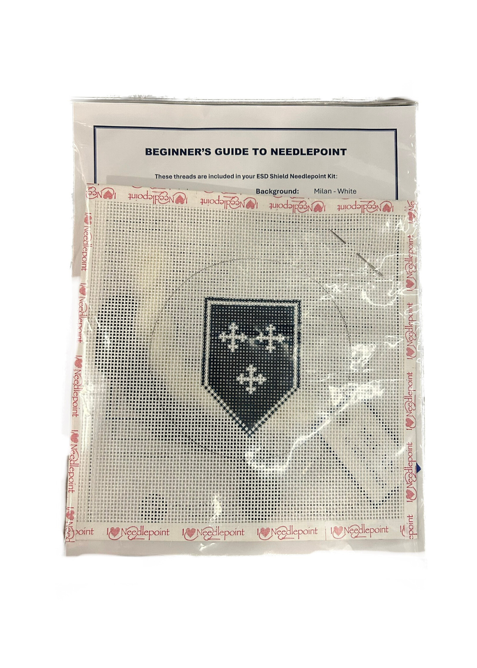 NEEDLEPOINT KIT SHIELD