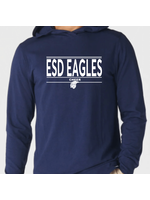 2025 Cheer Team - Legends Long Sleeve Navy Tee Hoodie