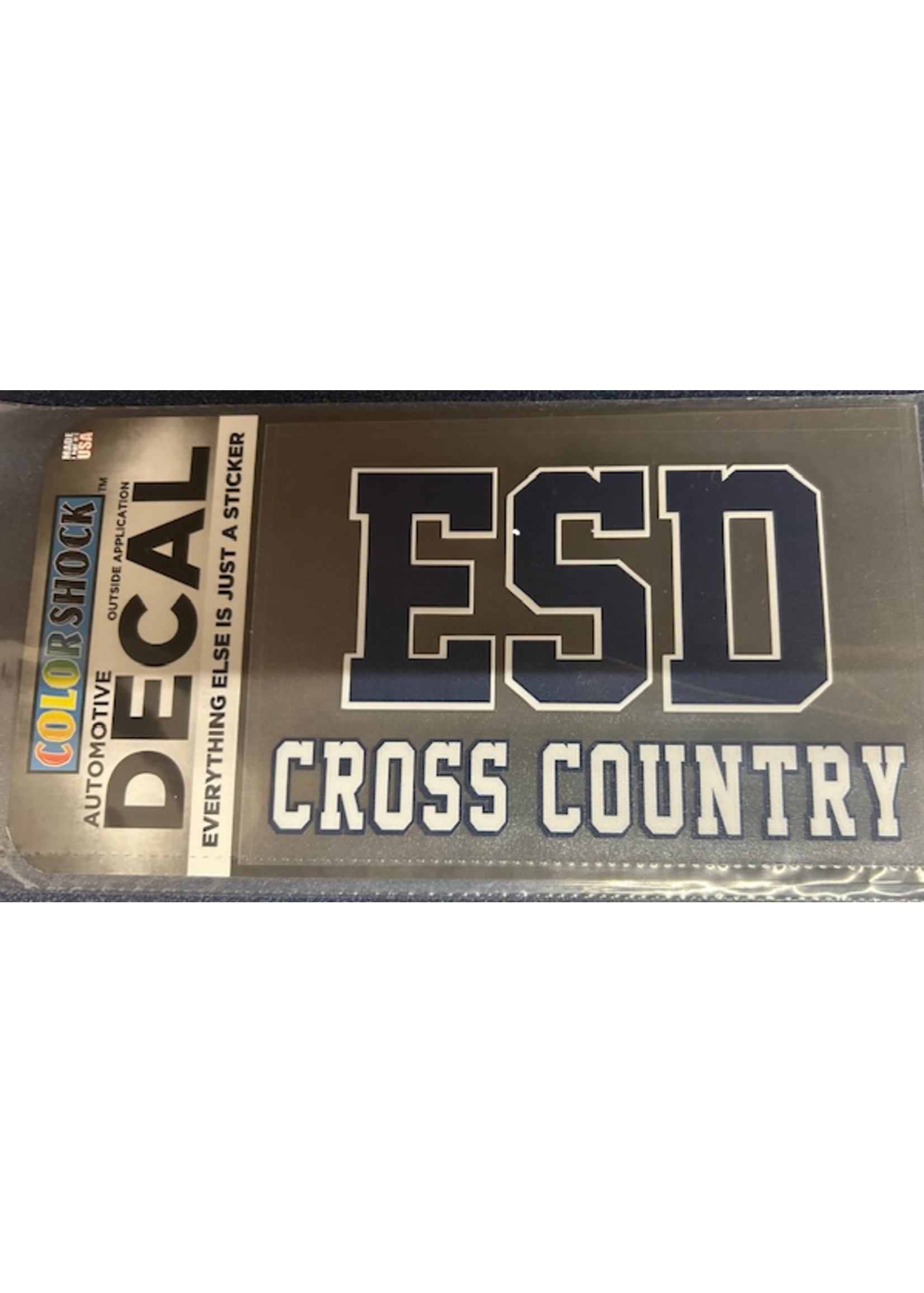 CDI Corp ESD Athletic Decal Cross Country
