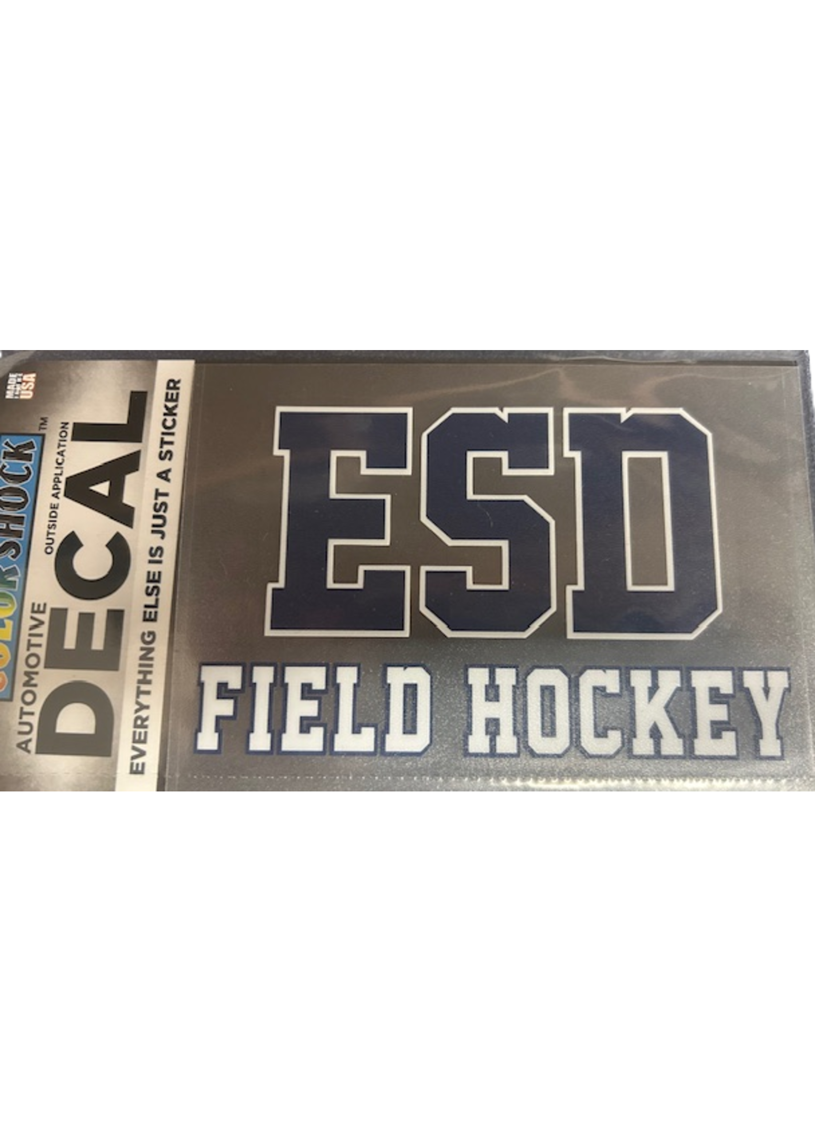 CDI Corp ESD Athletic Decal  Field Hockey
