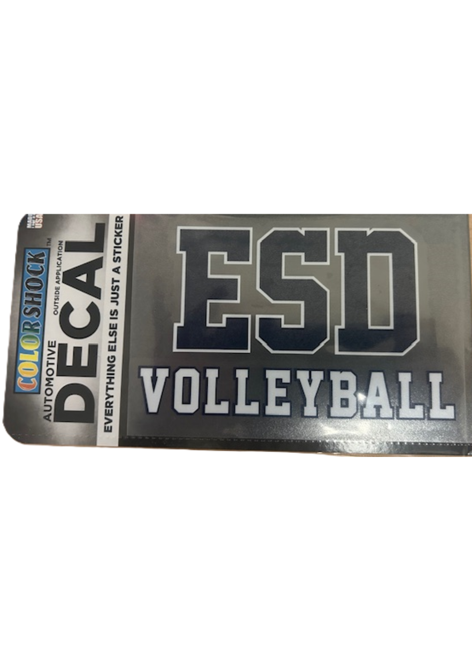 CDI Corp ESD Athletic Decal Volleyball