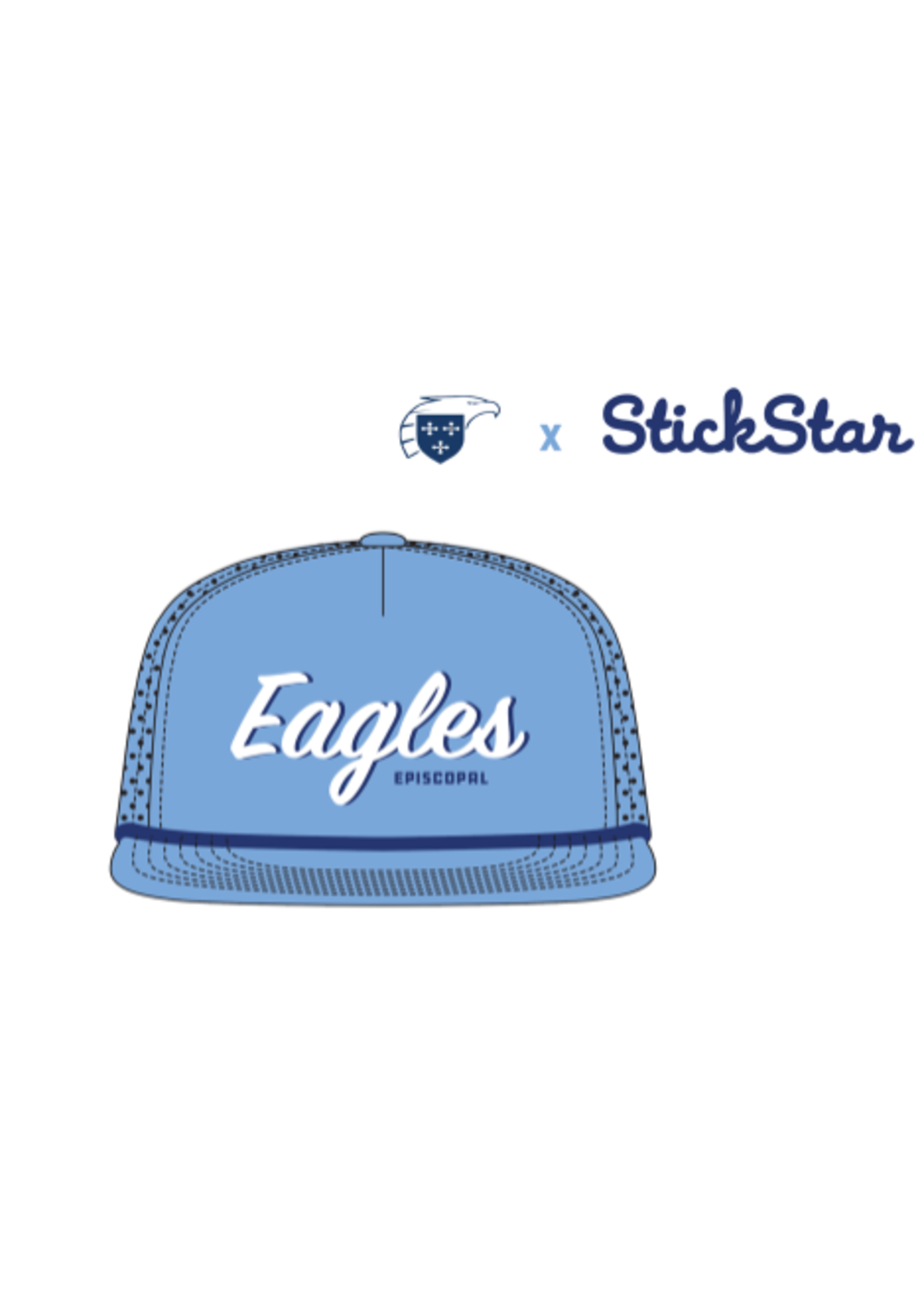 STICKSTAR EAGLES BLUE CAP