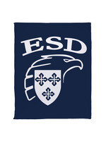 Blanket Sublimated Eagle Shield NVY WHT