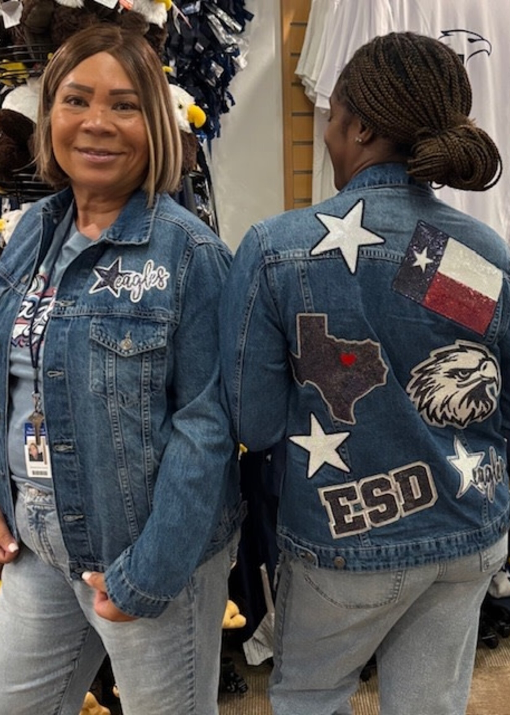 ESD Sequin Denim Jacket