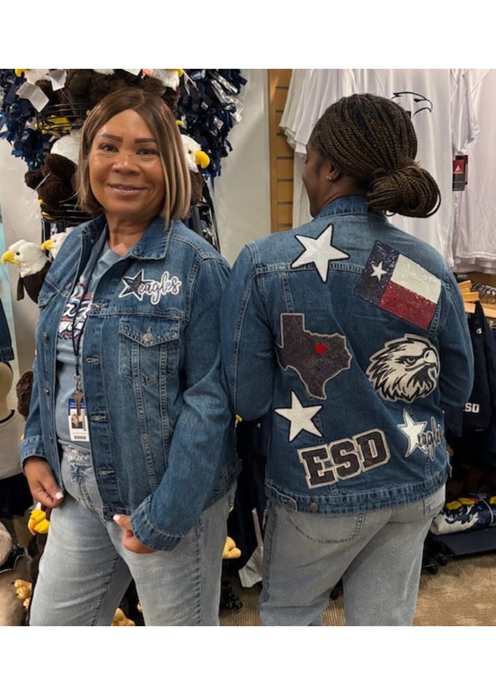 ESD Sequin Denim Jacket