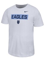 NIKE Legend Tee Wht w Nvy EAGLES in Lt Blue Box