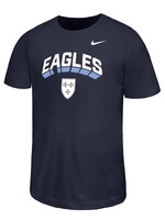 NIKE Legend Tee NV w Drop Shadow EAGLES over Shield