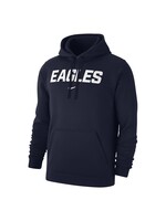 Nike Nike Club Fleece Hoodie - Navy Eagles Straight