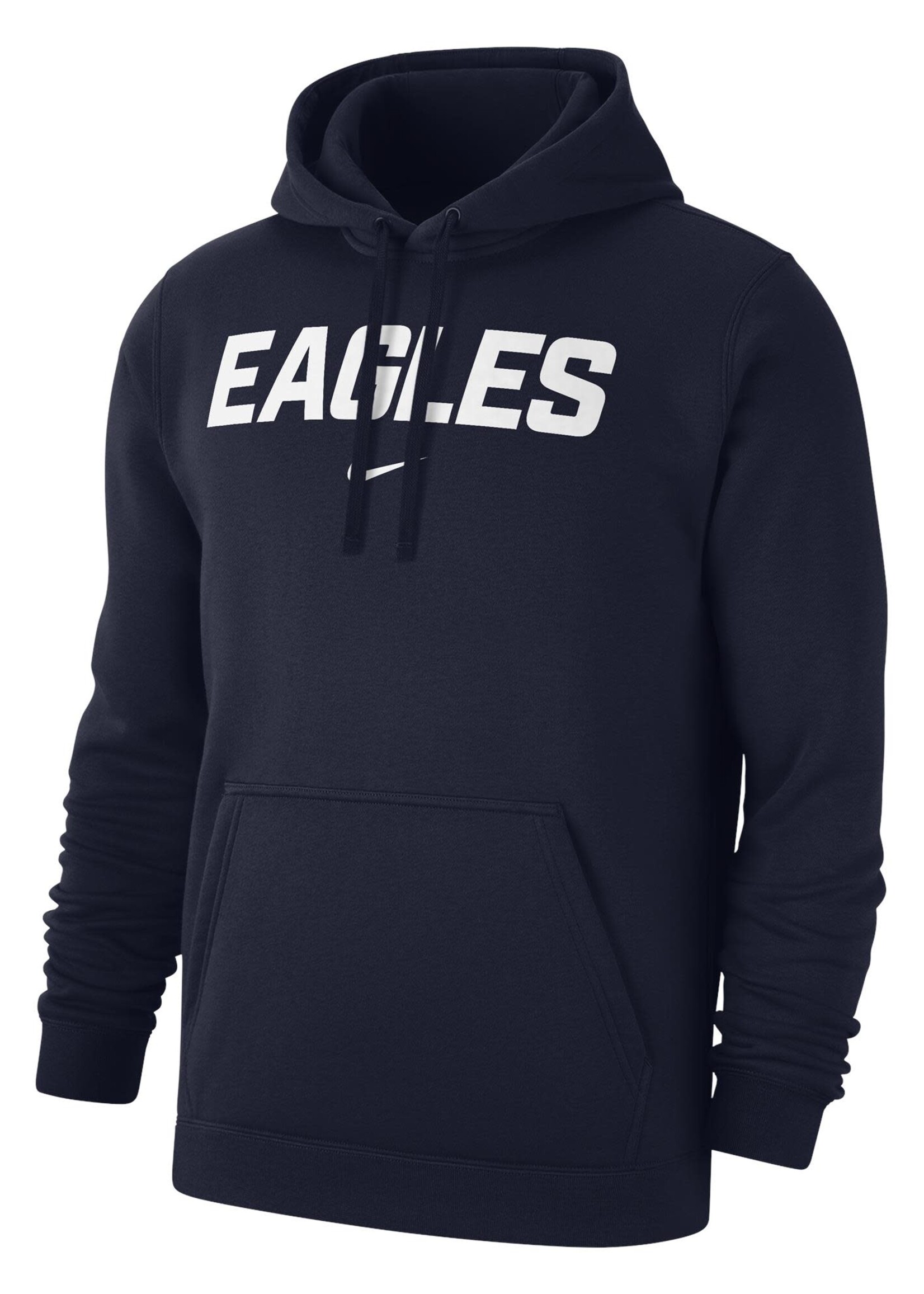 Nike Nike Club Fleece Hoodie - Navy Eagles Straight