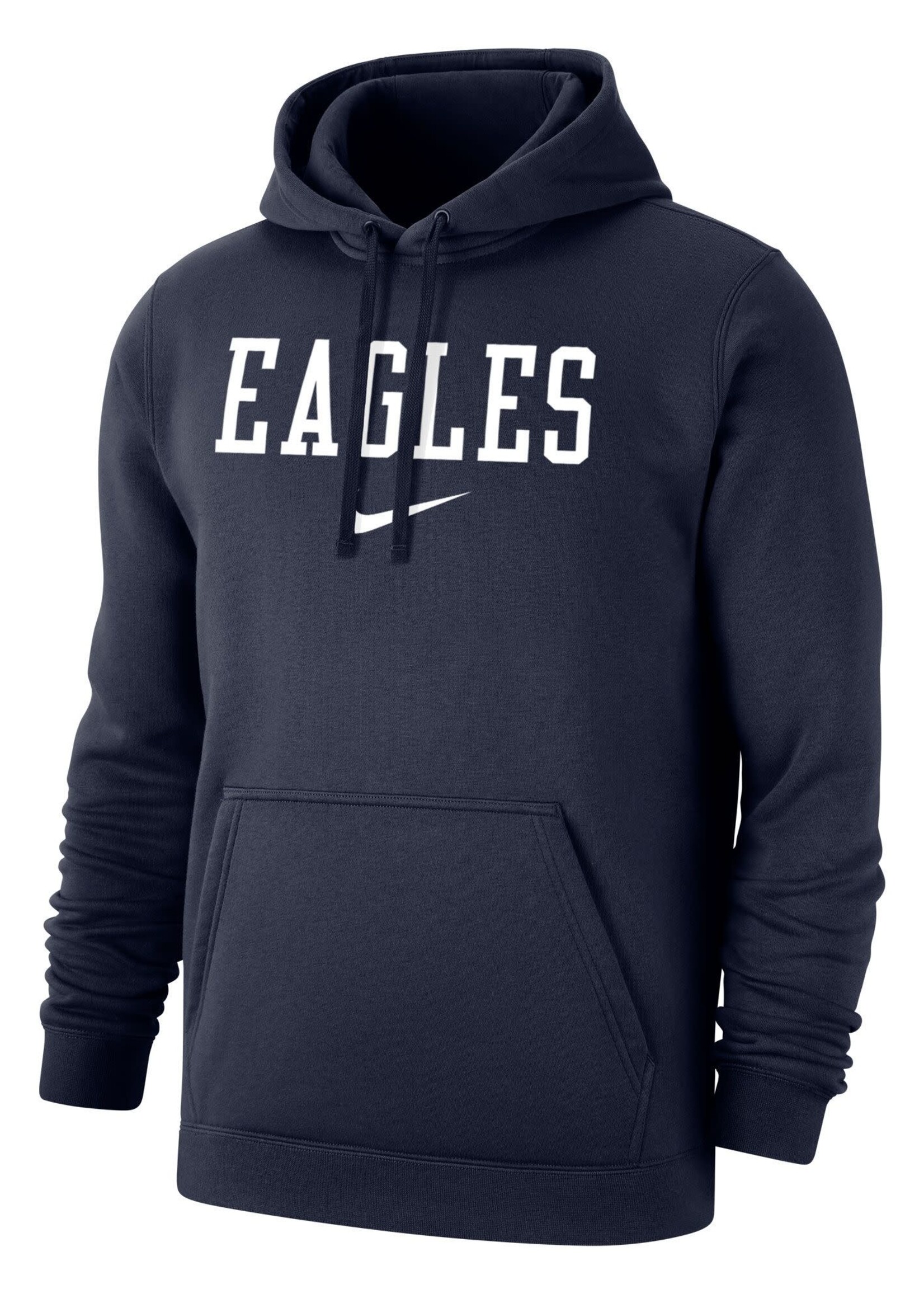 Nike Nike Club Fleece Hoodie - Navy Eagles Straight