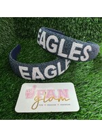 Fan Glam Beaded Headband EAGLES
