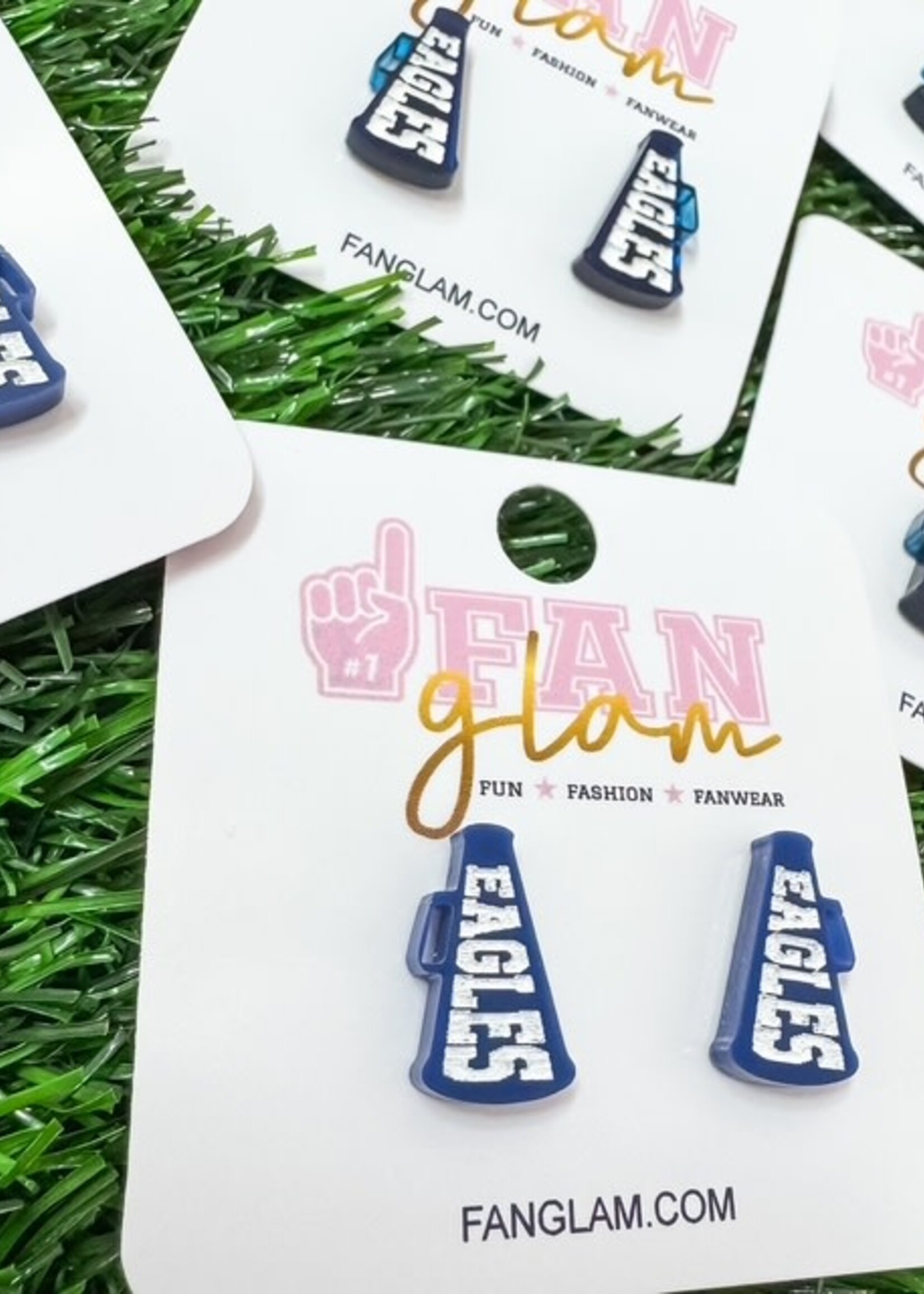 Fan Glam Megaphone Studs