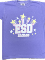 EN T-SHIRT PURPLE WITH ESD AND STARS