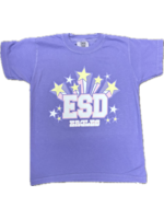 EN T-SHIRT PURPLE WITH ESD AND STARS