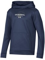 Under Armour Navy Hoodie with Charcoal Eagle Shield