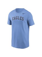 NIKE Dri Fit Cotton Tee Valor Blue w EAGLES Arch in NVY