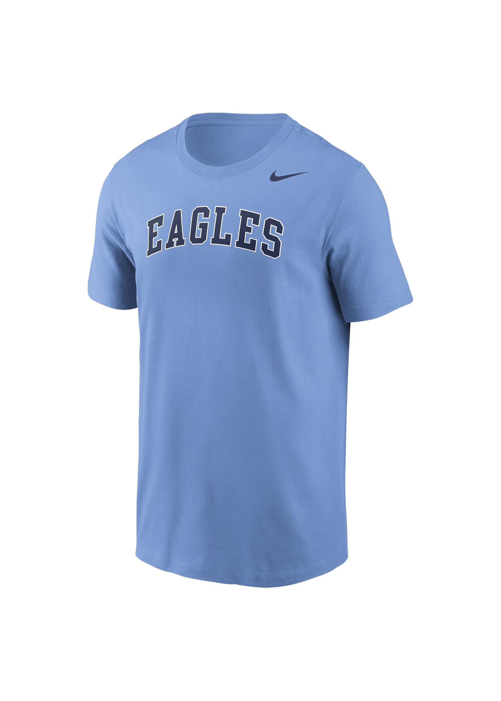 NIKE Dri Fit Cotton Tee Valor Blue w EAGLES Arch in NVY