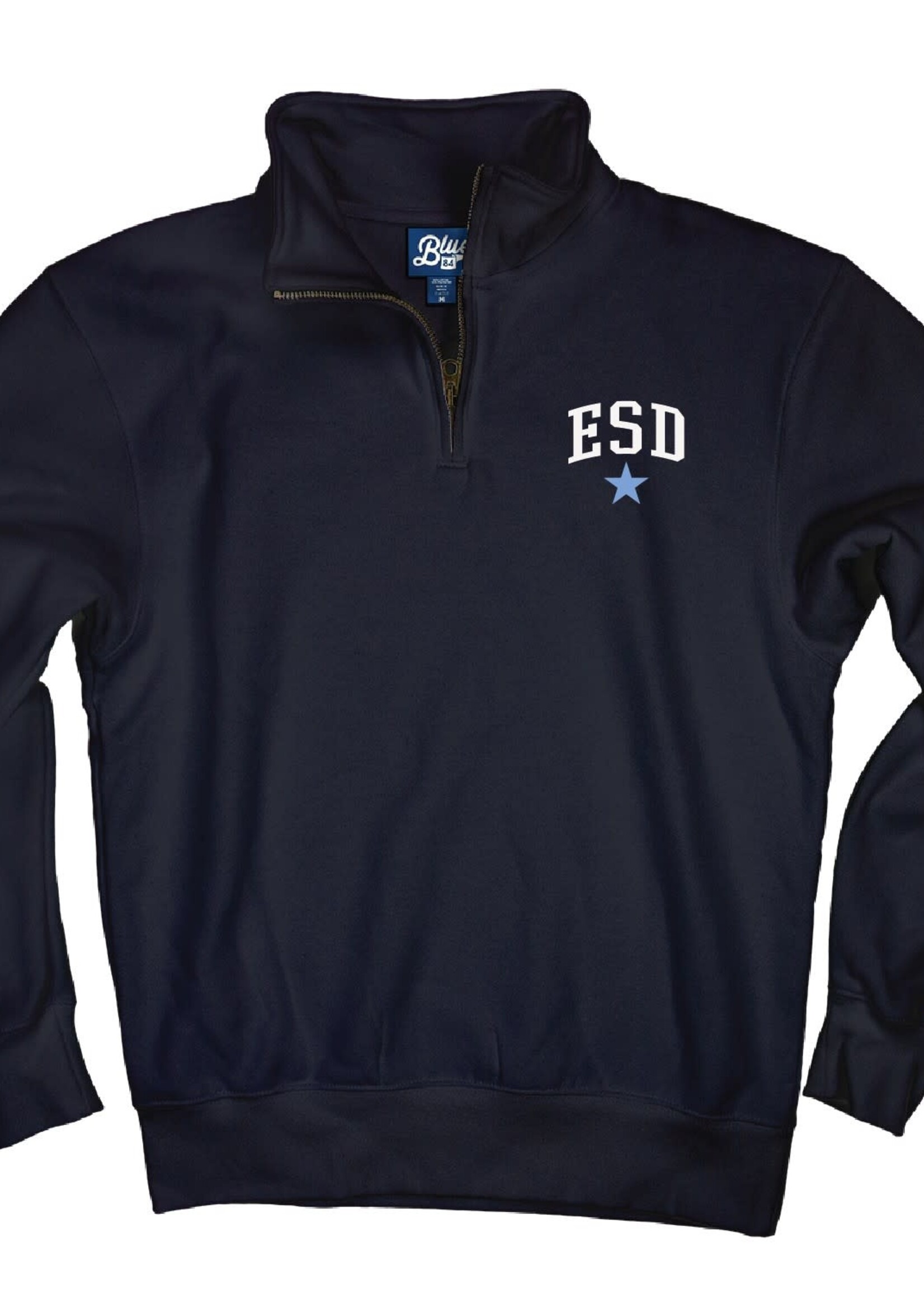 Blue 84 Big Detroit 1/4 Zip Navy ESD with STAR
