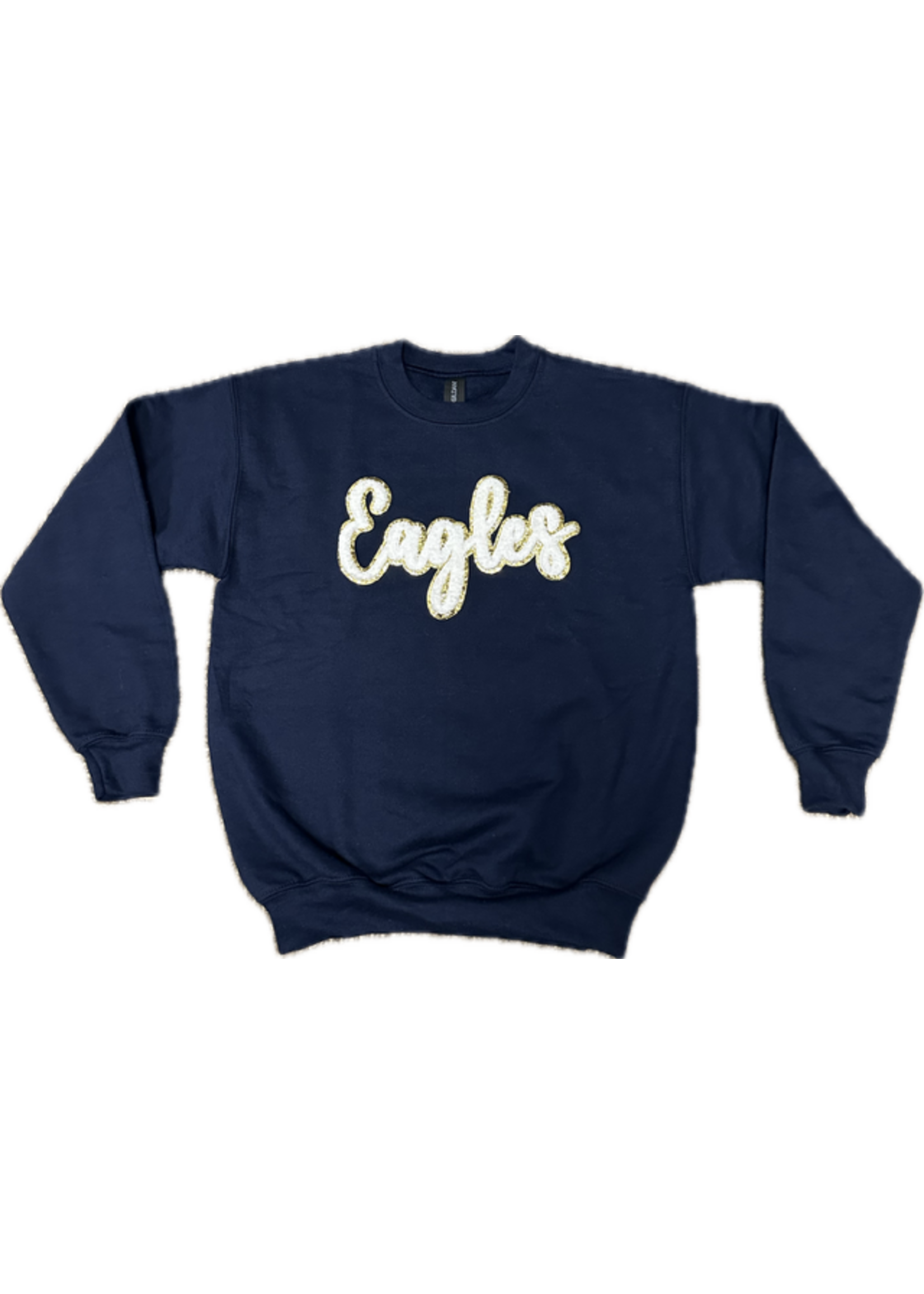 6J Threads Crew with White Chenille EAGLES