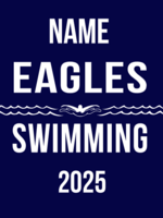 2026 Swim Team Yard Sign