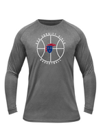 2025 BSN Gray LS VARSITY Girls Basketball Dri -Fit Tee
