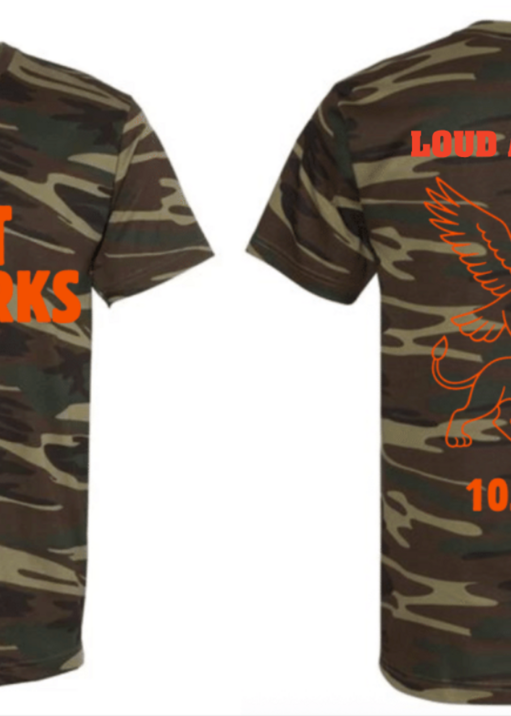 2025 Camo Football T-Shirt (Size Adult XL)