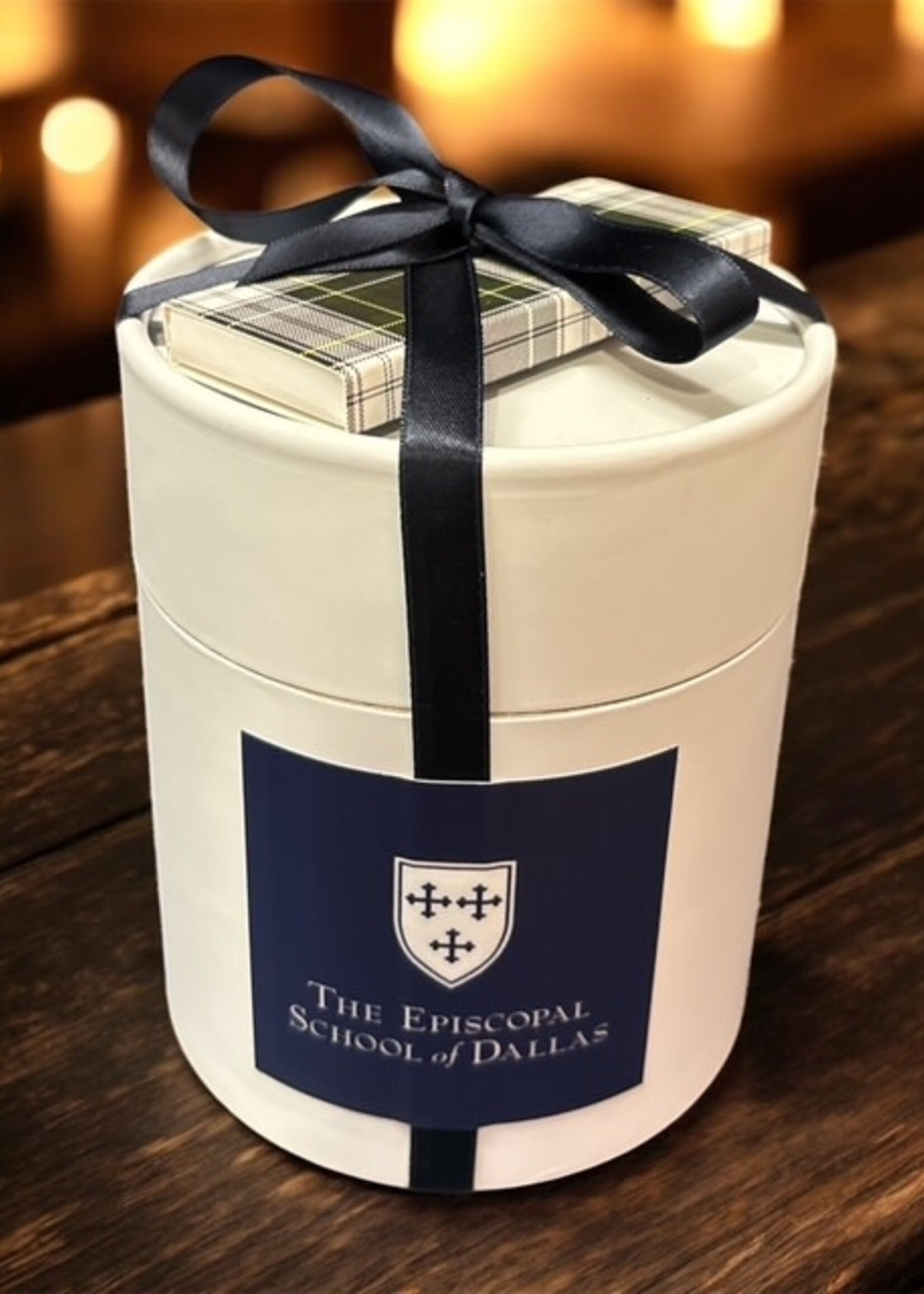 ESD CUSTOM MARAK CANDLE WITH MATCHBOX VANILLA & AMBERWOOD