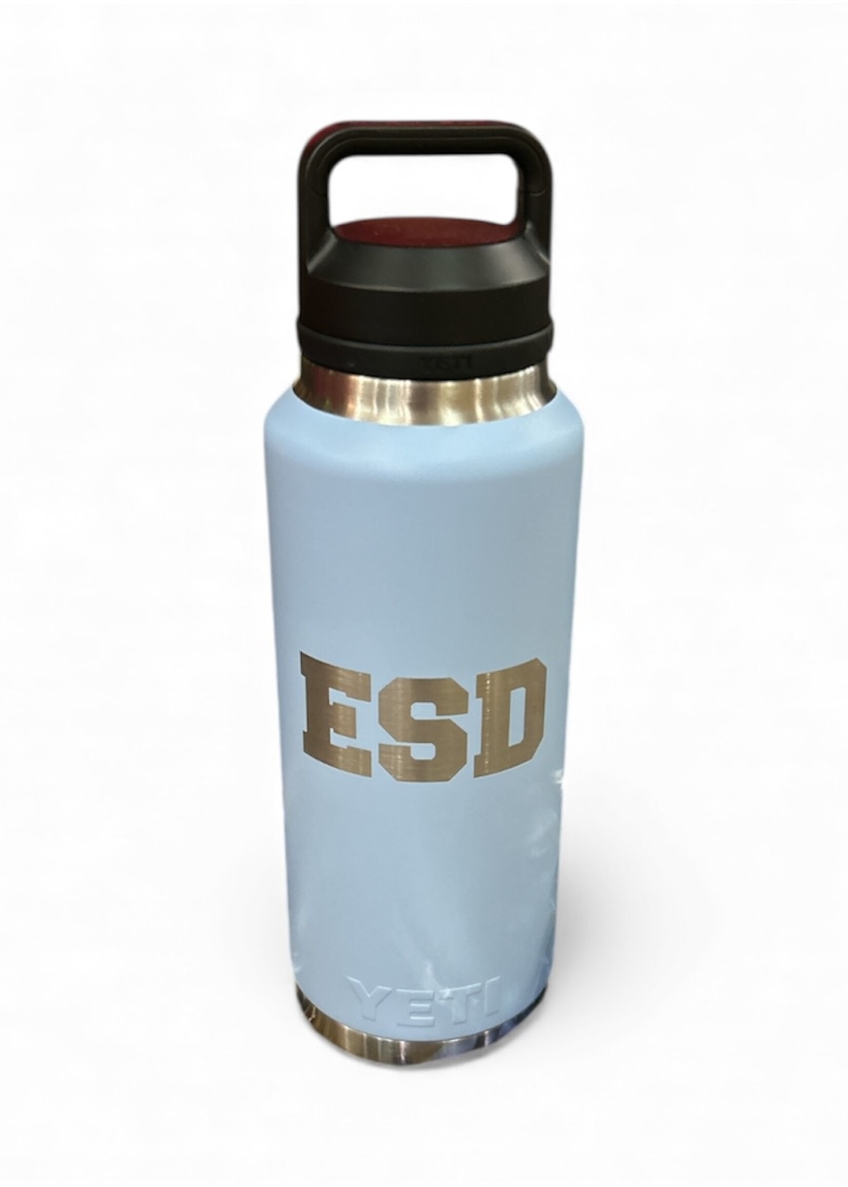 YETI Rambler 46oz Bottle Chug Top ESD Big Sky Blue