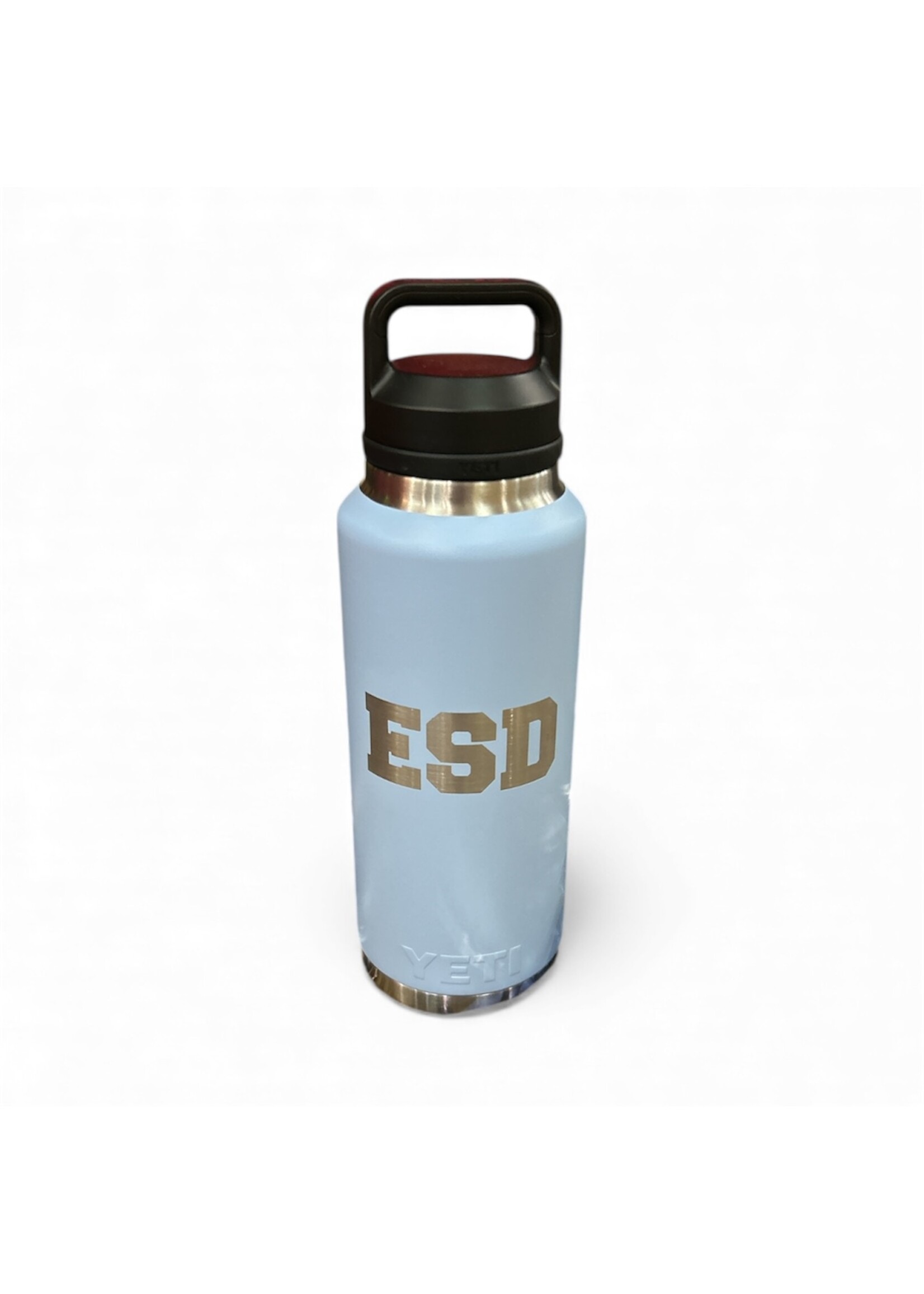 YETI Rambler 46oz Bottle Chug Top ESD Big Sky Blue