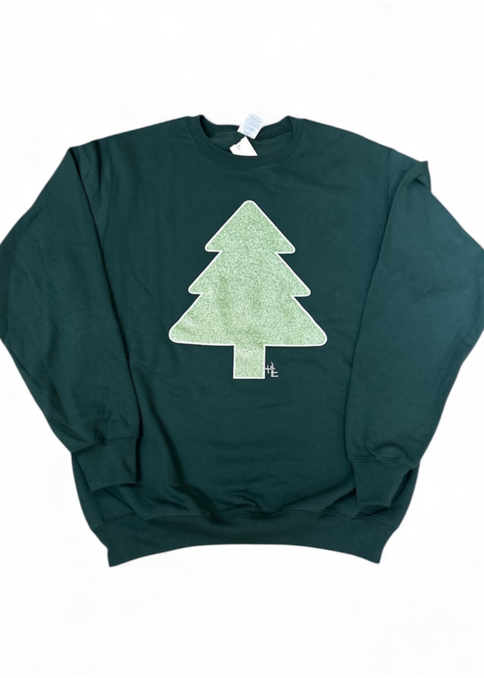 Prickly Pear Glitter Tree Sweatshirt