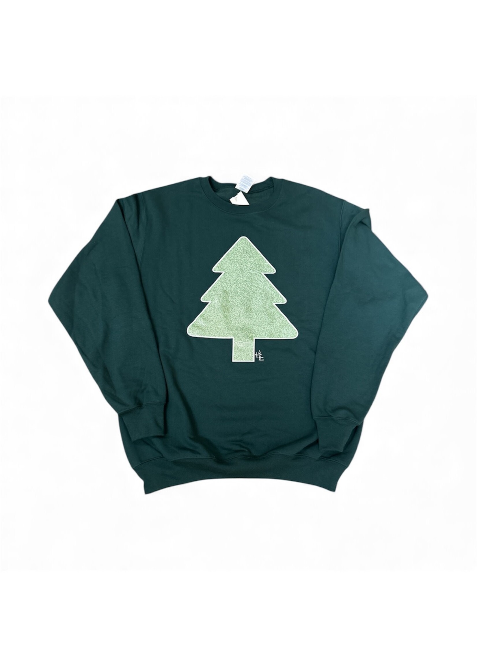 Prickly Pear Glitter Tree Sweatshirt