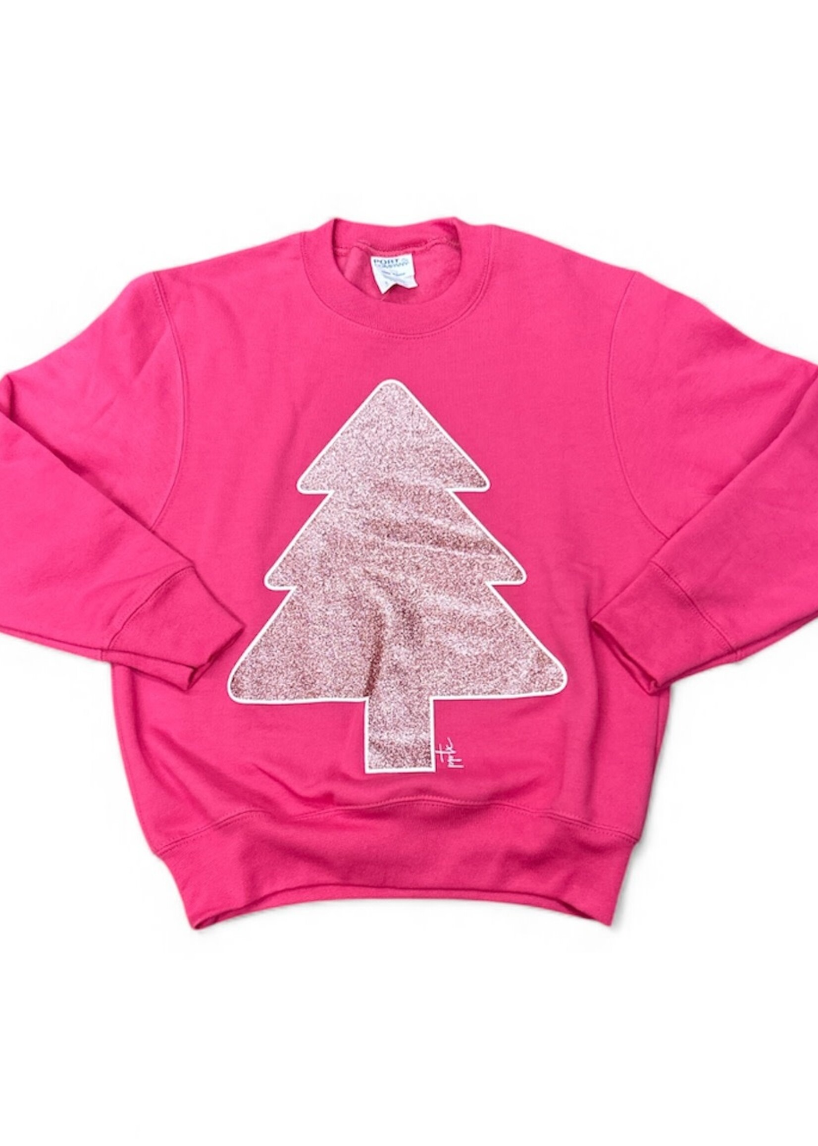 Prickly Pear Glitter Tree Sweatshirt