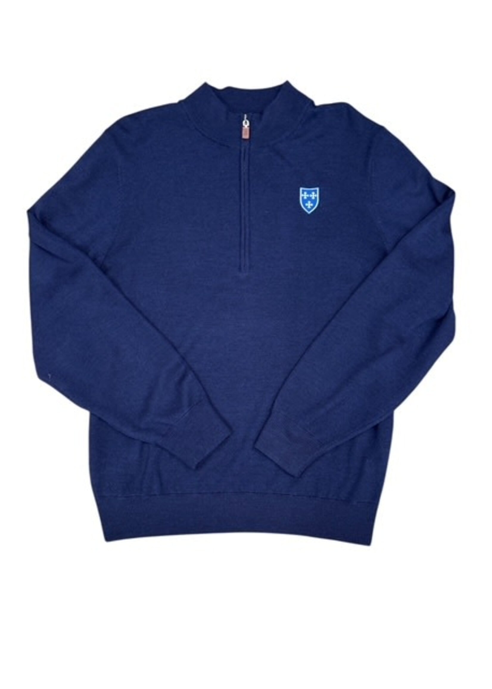 Turtleson Extra Fine Sweater 1/4 Zip Navy