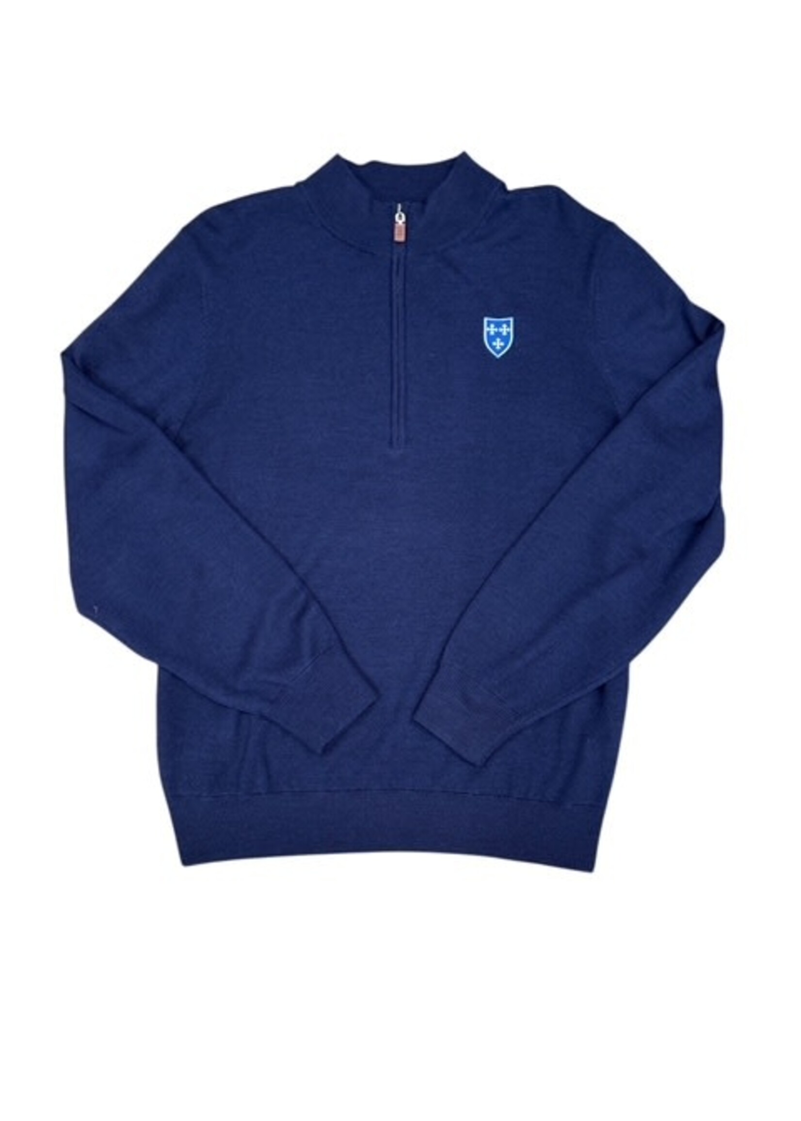 Turtleson Extra Fine Sweater 1/4 Zip Navy