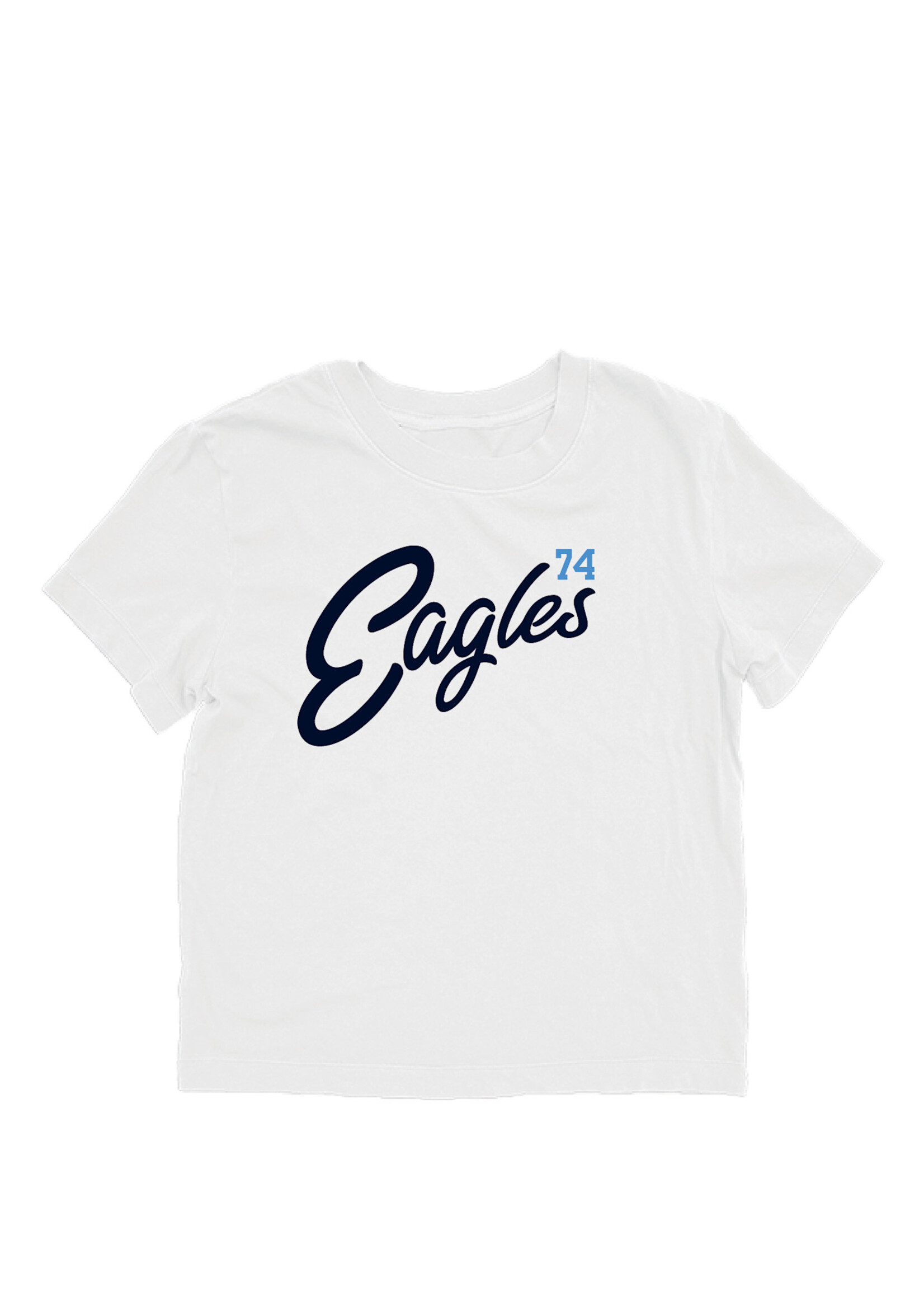Blue 84 Blue 84 Dyed Tee with Eagles 74 White